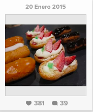 Foto de la cuenta de Pasteler&iacute;a Mallorca en Instagram. 20/01/2015